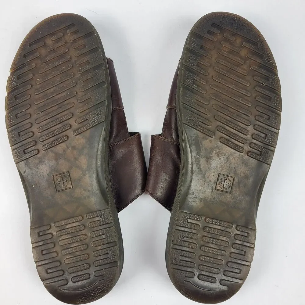 Dr. Martens Nikolai Brown Leather Double Strap Buckle Sandals US Men’s 11 READ